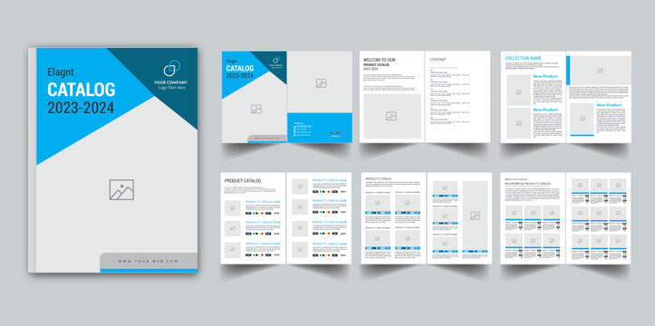 Product Catalogue & modern a4 product catalog design template, Minimalist product brochure template design