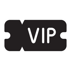vip glyph icon