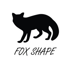 Animal shape vector design template