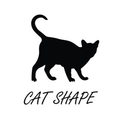 Animal shape vector design template