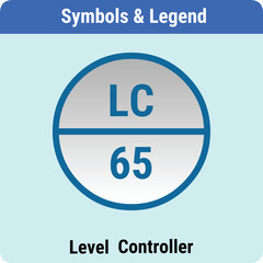 Vector Illustration for P and ID Symbols Legends