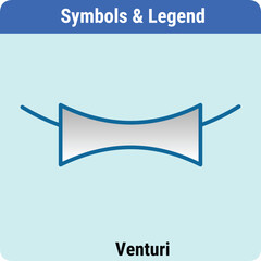Vector Illustration for P and ID Symbols Legends