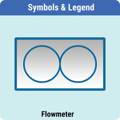 Vector Illustration for P and ID Symbols Legends