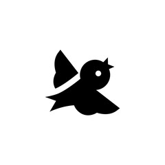 bird icon. design sign simple icon - obrazy, fototapety, plakaty