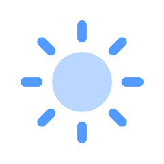 sun duotone icon