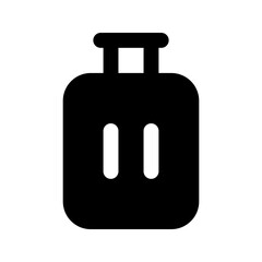 suitcase glyph icon