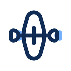 kayak filled line icon