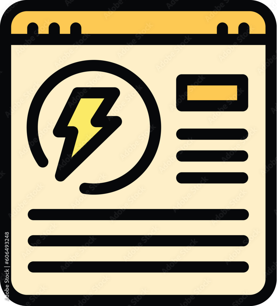 Poster brainstorming web page icon. outline brainstorming web page vector icon for web design isolated on w