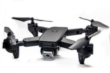 dark drone on white background	
