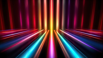 abstract futuristic background with colors glowing neon moving high speed wave lines and bokeh lights. Data transfer concept Fantastic wallpaper, designed by AI.
