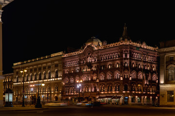 Fototapeta na wymiar Saint Petersburg at night