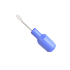 Fototapeta premium screwdriver isolated on white background