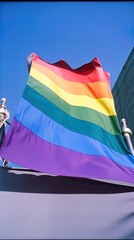 LGBTQ+ flag, LGBTQ+ colors, rainbow colors