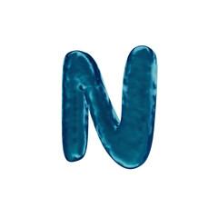 Water Dancing 3D Alphabet or PNG Letters