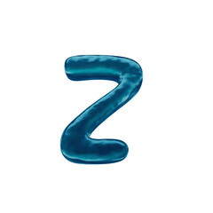Water Dancing 3D Alphabet or PNG Letters
