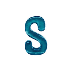 Water Dancing 3D Alphabet or PNG Letters