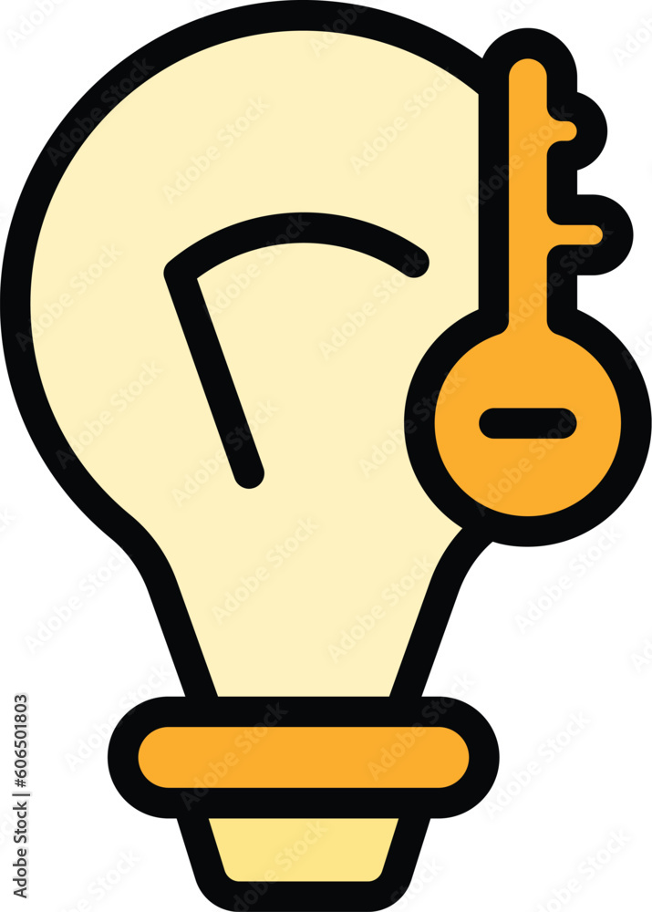 Poster brain smart lightbulb icon. outline brain smart lightbulb vector icon for web design isolated on whi