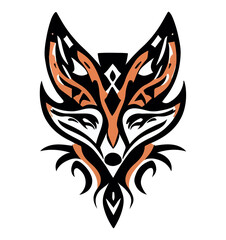 tribal inspired fox