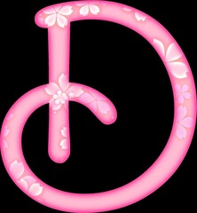 english alphabet beautiful cute