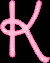 english alphabet beautiful cute