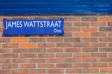 Street Sign Maxwellstraat At Amsterdam The Netherlands 17-5-2023