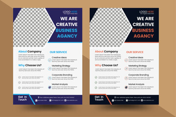 Corporate creative colorful business flyer template designs of a4 flyer, modern template, business proposal, promotion, advertise, publication, cover page. vector template design or business. 