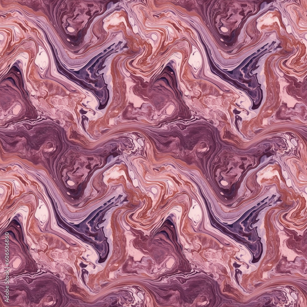 Poster pink gas giant atmosphere background with slow colorful blending flow mixing together. ai generative