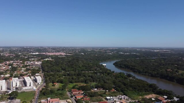 Cuiab&aacute;, V&aacute;rzea Grande, Rio Cuiab&aacute;, drone