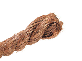 Rope isolated on white background