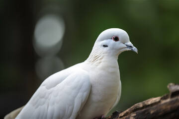 white dove as a symbol of freedom. AI generated content