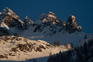 Ridges of Monte Tonale Branzi Bg, creste del momte tonale