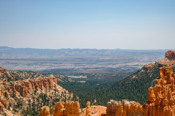 Beautiful scenic view at Bryce Canyon National Park