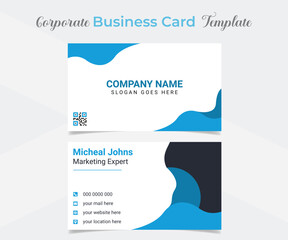 creative and elegant company business card template design