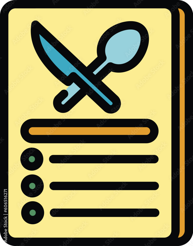 Poster business lunch menu icon. outline business lunch menu vector icon for web design isolated on white b