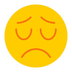 Fototapeta premium Sad Icon