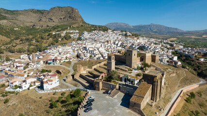 Castillo árabe de Álora en la provincia de Málaga, Andalucía