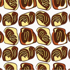 cute simple babka pattern, cartoon, minimal, decorate blankets, carpets, for kids, theme print design
