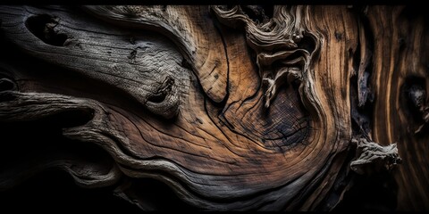 Beautiful texture of natural wood. Noble tree, mahogany. The texture of a cut tree. Natural background. Abstract background with natural motifs. Nature in the interior. AI generative - obrazy, fototapety, plakaty