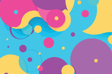 Fototapeta na wymiar colorful abstract background decor art geometric wallpaper