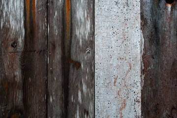 Detail of old wooden wall