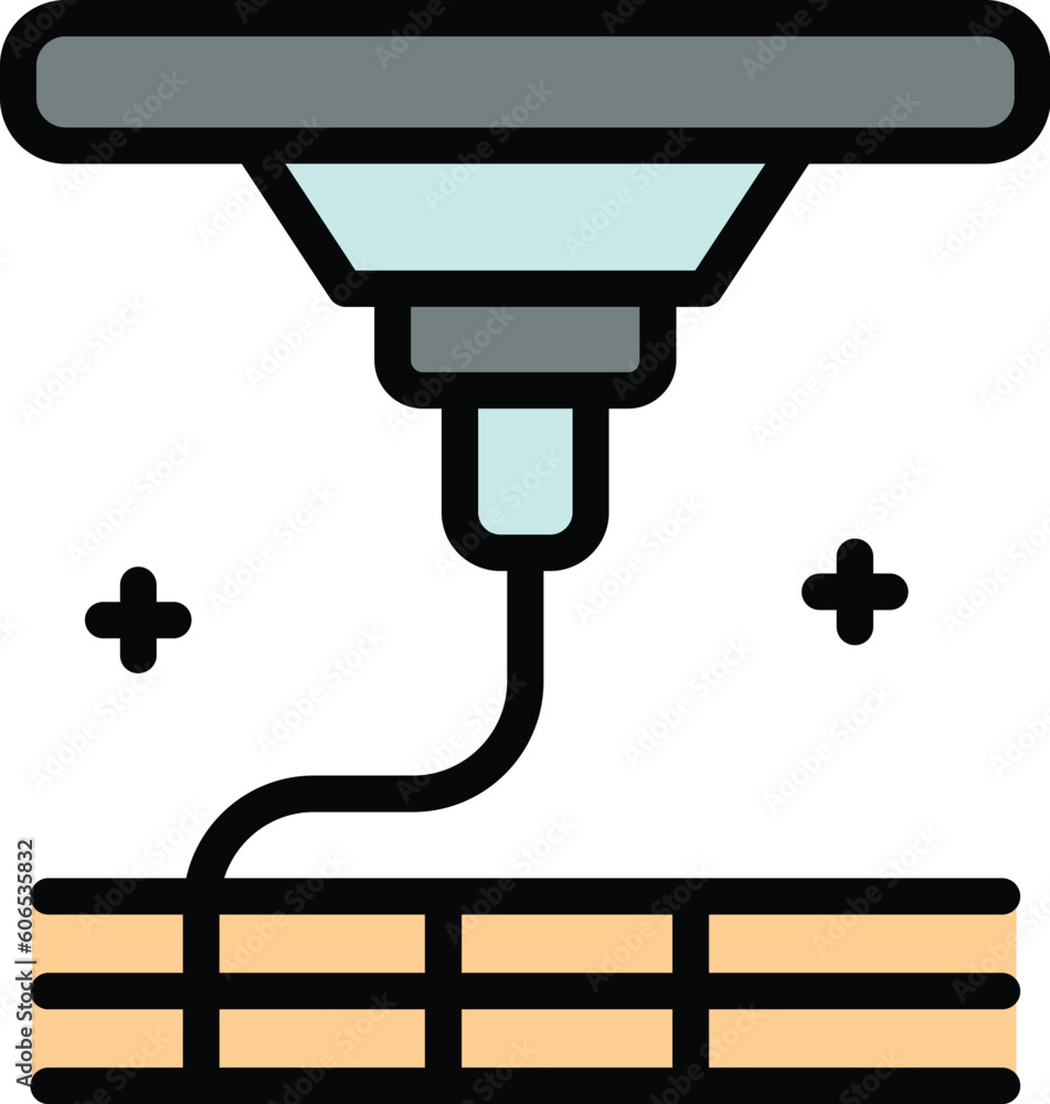 Poster organism bioprinting icon. outline organism bioprinting vector icon for web design isolated on white
