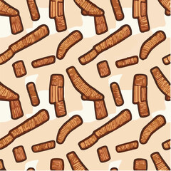 cute simple churro pattern, cartoon, minimal, decorate blankets, carpets, for kids, theme print design
