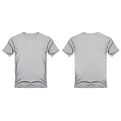 grey t shirt template