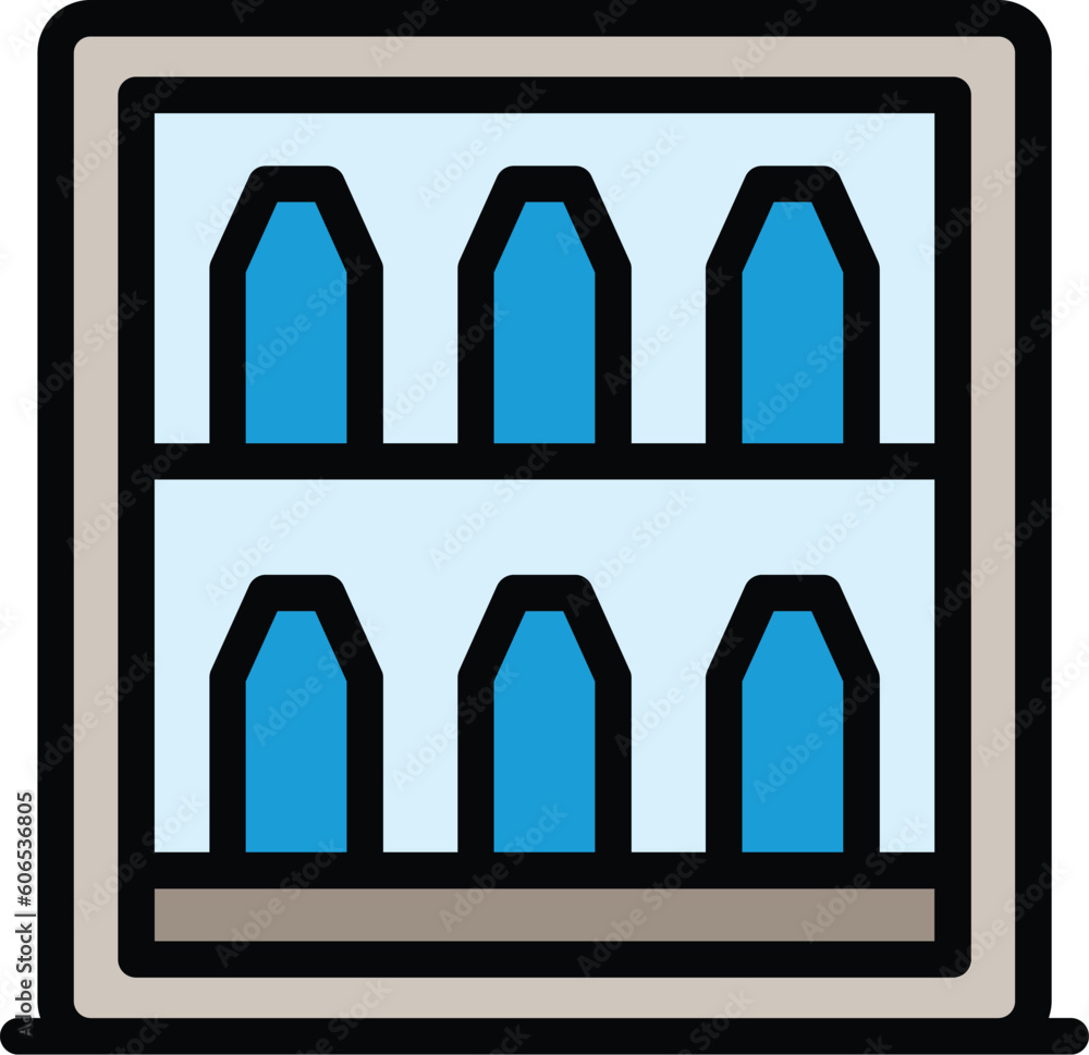 Poster automatic drink dispenser icon. outline automatic drink dispenser vector icon for web design isolate