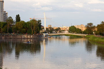 The Lopan River near Strelka Square