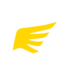 Fototapeta premium wings golden angel vector