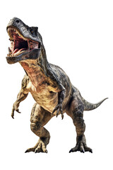 Tyrannosaurus rex isolated - Generative AI