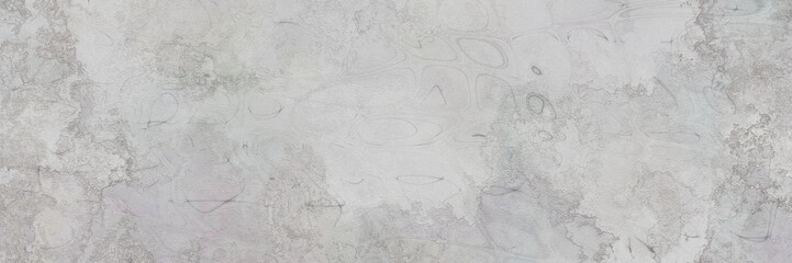 Abstract grey wall with cracked lines and marble parts and grey veins. Cement stone. Old vintage scratches, stain, rock splats, brush strokes stucco home elegant design	