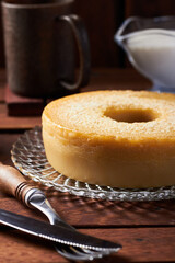milk cake is a typical recipe from brazil