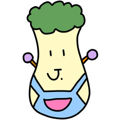 illustration of a cartoon character (monster j)